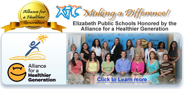 Elizabeth PS Honored for successes in achieving Alliance for a Healthier Generation
