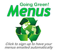 Going Green Menus image