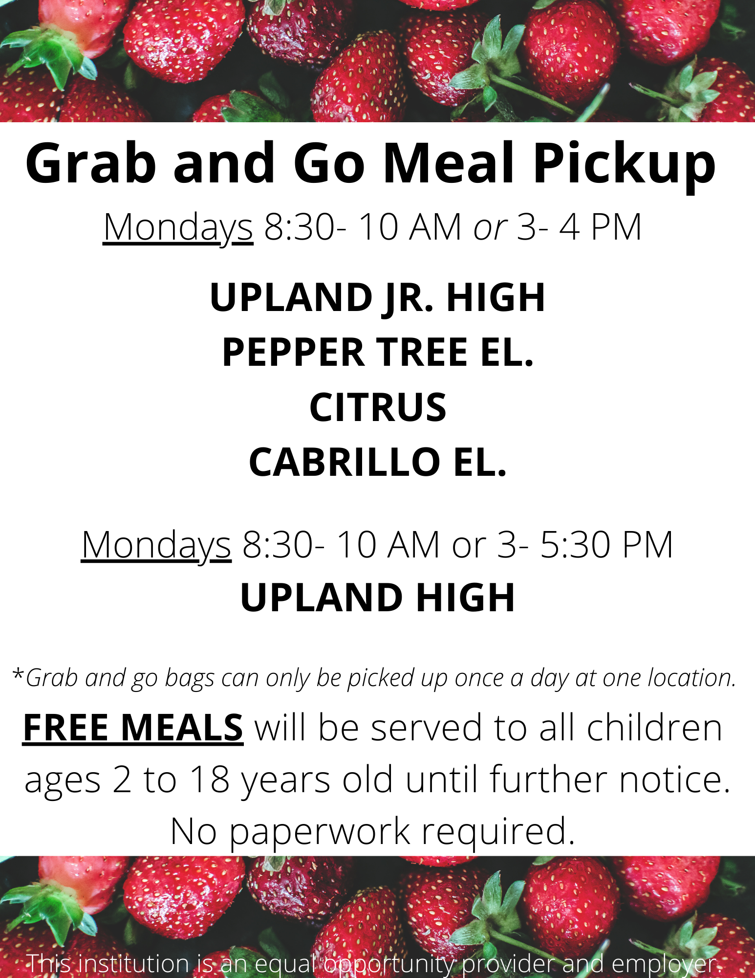 upland high school on Upland Unified School District School Nutrition And Fitness