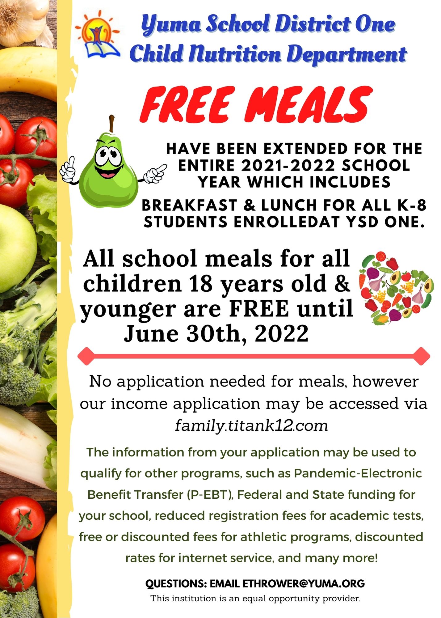 Yuma School District One - School Nutrition And Fitness